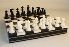 alabaster chess sets