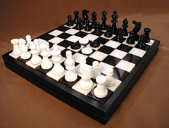 stylish chess set