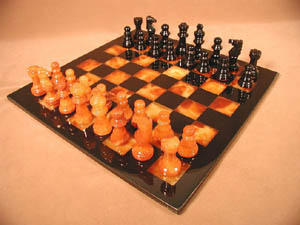 brown chess sets
