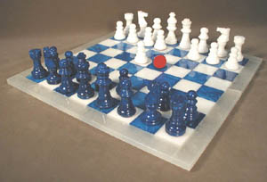alabaster chess boards