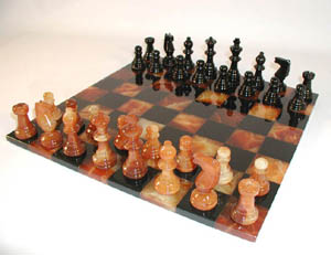brown chess sets