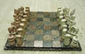 stone chess pieces