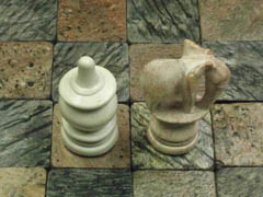 Stone Chess pieces