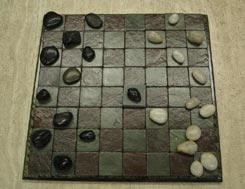 Stone Checkers Sets