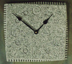 Gold Blush Stone Wall Clocks