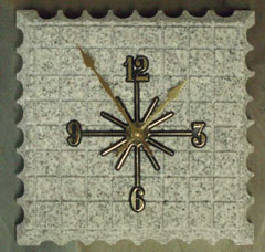 Gold Blush Stone Wall Clocks