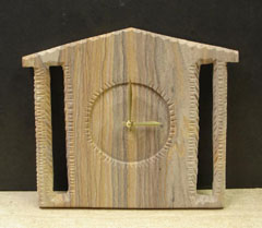 Gold Blush Stone Wall Clocks